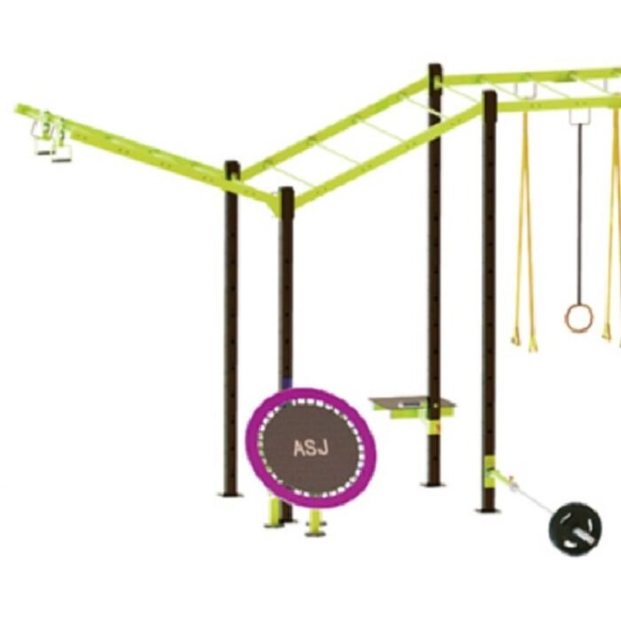 ASJ-C004L Cross Fit Muscle Bodybuilding Fitness Equipment Multi Functional Trainer - Image 2