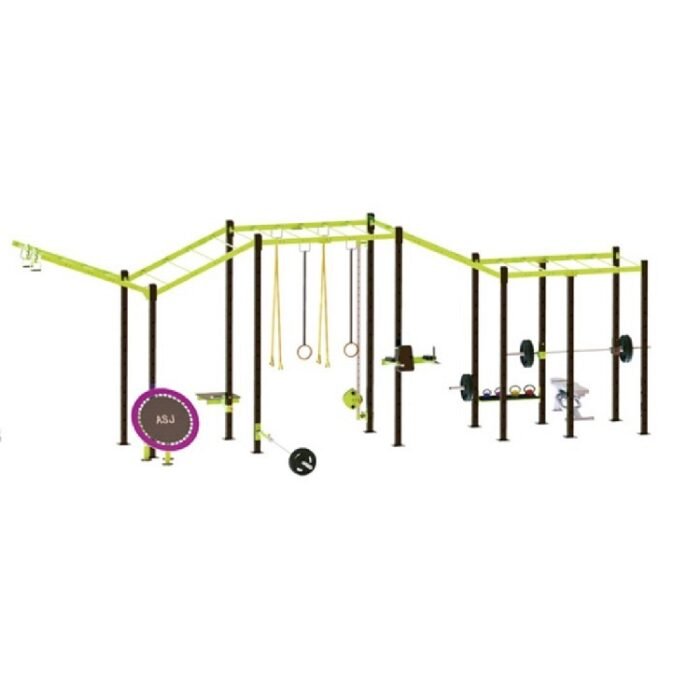 ASJ-C004L Cross Fit Muscle Bodybuilding Fitness Equipment Multi Functional Trainer