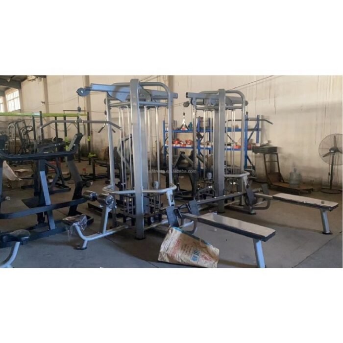 DS046 Multi Jungle 8 Stations Crossover Stacks Gym Station - Image 3