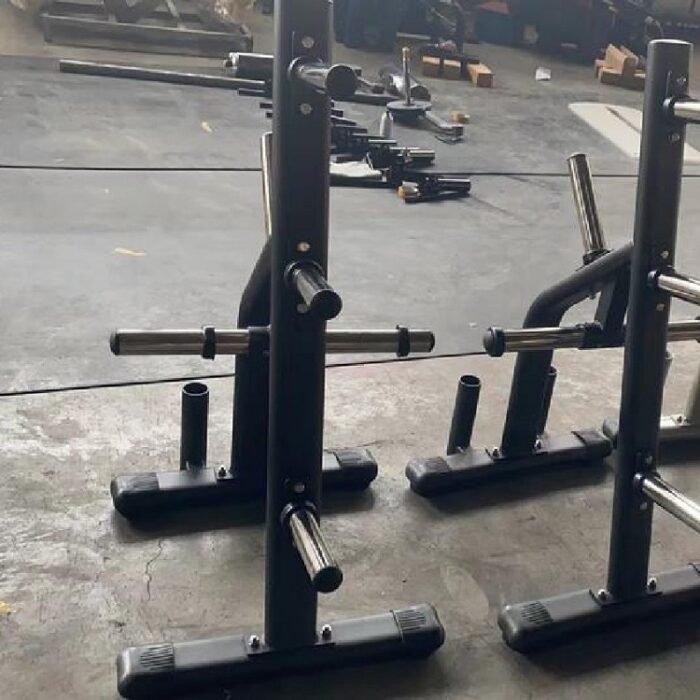 DS064 Barbell Holder Stand Rack Weight Plate Tree Rack Holders - Image 2