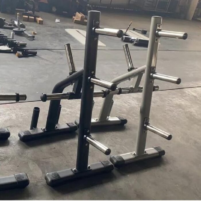 DS064 Barbell Holder Stand Rack Weight Plate Tree Rack Holders - Image 4
