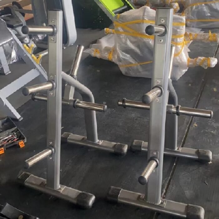 DS064 Barbell Holder Stand Rack Weight Plate Tree Rack Holders - Image 5