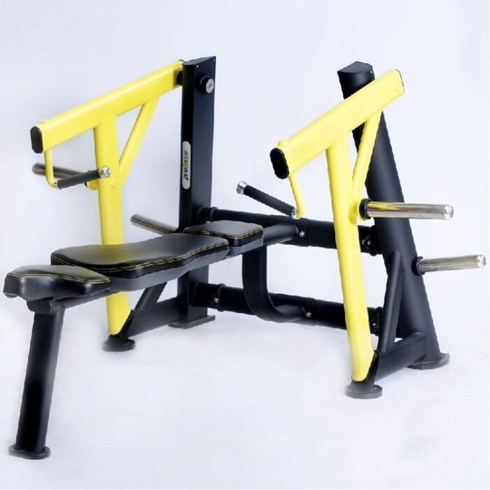 M615 Horizontal Bench Press Machine with Independent Converging Arms - Image 2