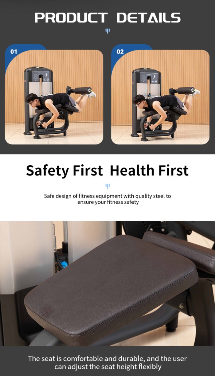 DS007 Prone Leg Curl fitness gym equipment - Image 6