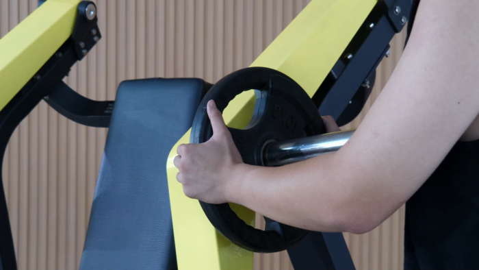 Commercial use Free Weight Plate Loaded ASJ-Z967 Incline Chest Press for Gym - Image 3