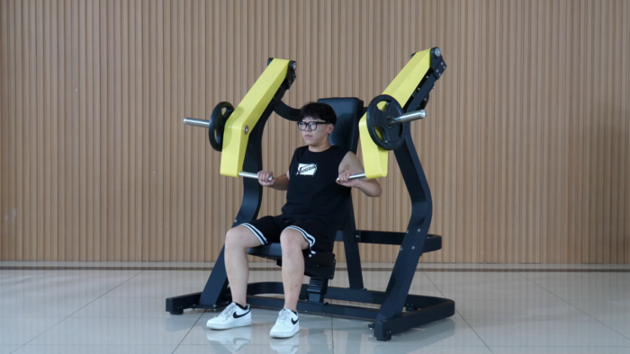 Commercial use Free Weight Plate Loaded ASJ-Z967 Incline Chest Press for Gym - Image 2