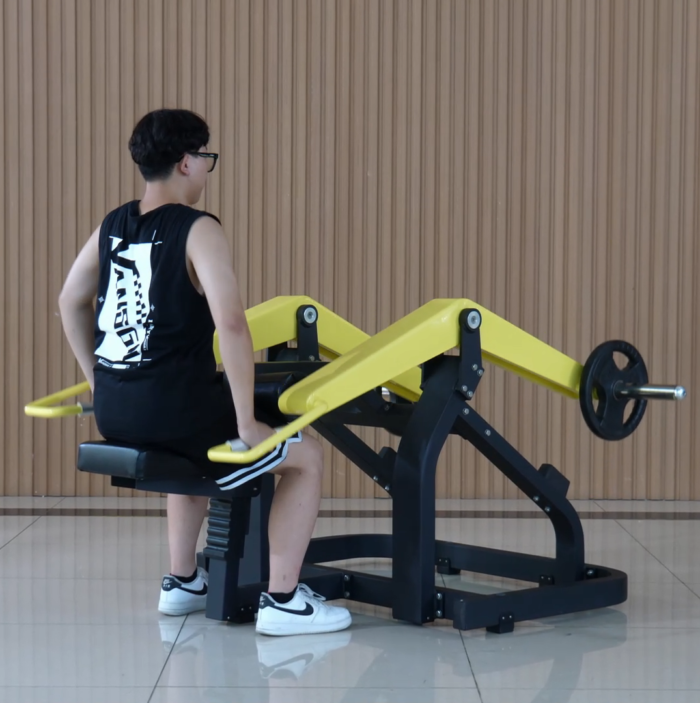 Strength equipment gym use Pin Loaede Z972 Seated Triceps Dip - Image 4