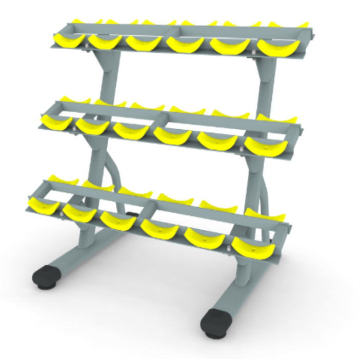 DS026 3 layers dumbbell rack Commercial gym Equipment Dumbbell Holder