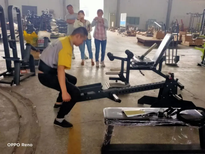 s120 free standing squat commercial gym equipment - Image 3