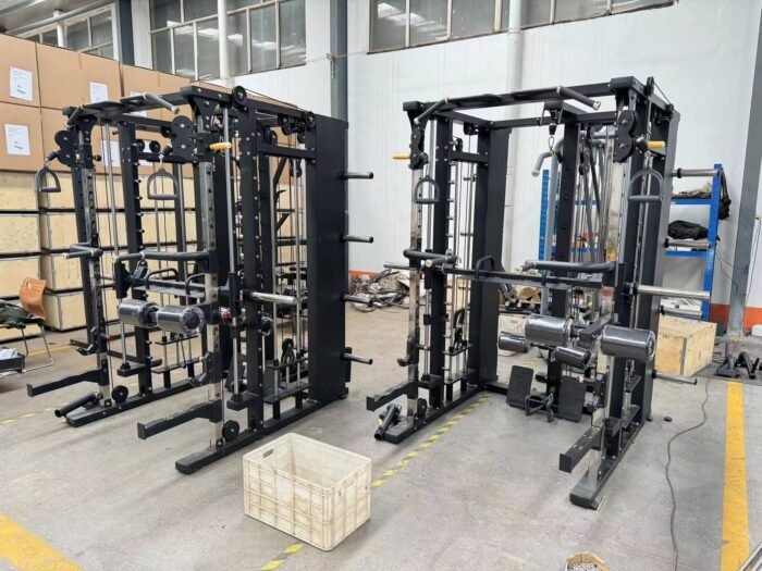 S122 Multi functional Trainer&smith&Squat&lat pull down&low row Machine commercial fitness equipment - Image 7